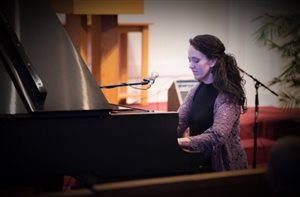 Miss Julie sharing a piece at Formal Spring recital 2018